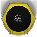 Батут FitToSky Black 152 см с сеткой желтый