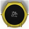 Батут FitToSky Black 152 см с сеткой желтый