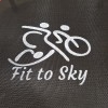 Батут комнатный FitToSky 102 см синий