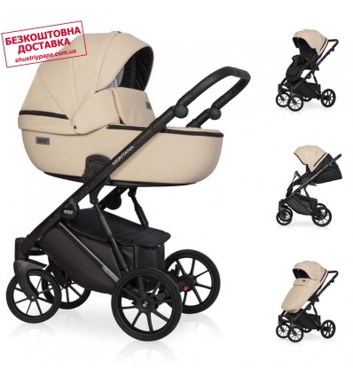 Дитяча коляска 2 в 1 Riko Montana Ecco 15 бежева