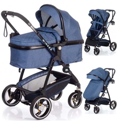 Детская коляска трансформер Babyhit Winger Blue