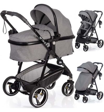 Детская коляска трансформер Babyhit Winger Grey