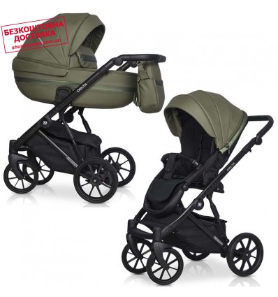 Детская коляска 2 в 1 Riko Delta Ecco 13 olive