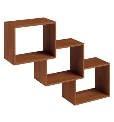 Полка навесная Меблева Площа ПН1 яблоня локарно