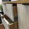 Комод на 3+2 шухляди Комфорт 1300 мм дуб тахо і аляска