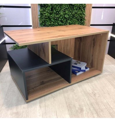 Стол журнальный Комбо Дуб тахо - Графит