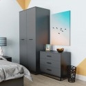 Комод Art In Head Ascet 800мм Графит