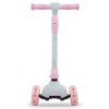Самокат трехколесный складной Kidwell Jax grey-pink